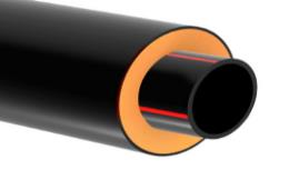 Труба FLEXALEN 1000 PE-RT II SDR7,4 — штанги, 10 бар 280/400