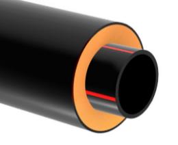 Труба FLEXALEN 1000 PE-RT II SDR11 — штанги, 6 бар 280/400